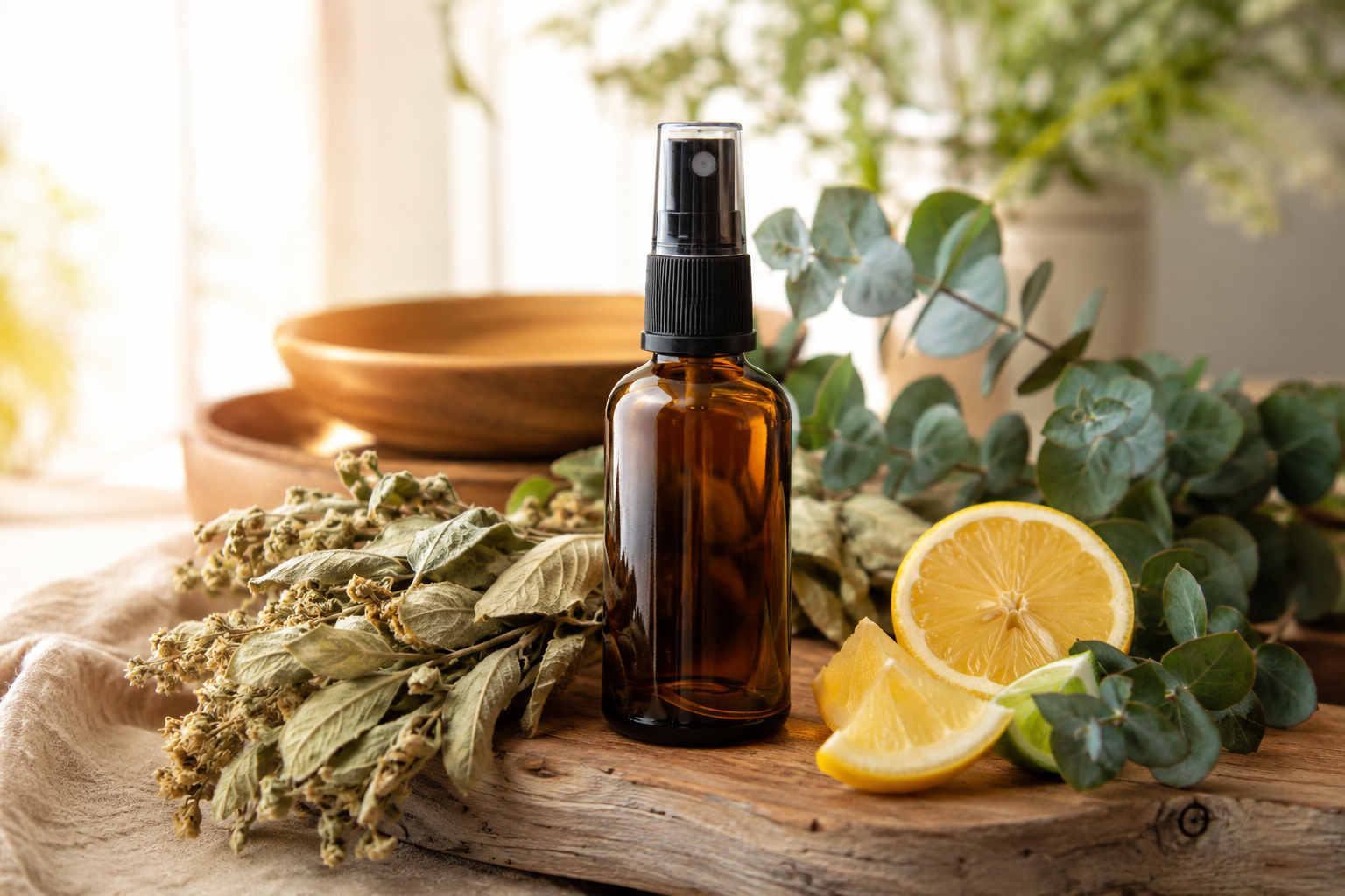 Natural lung support formula with mullein and eucalyptus